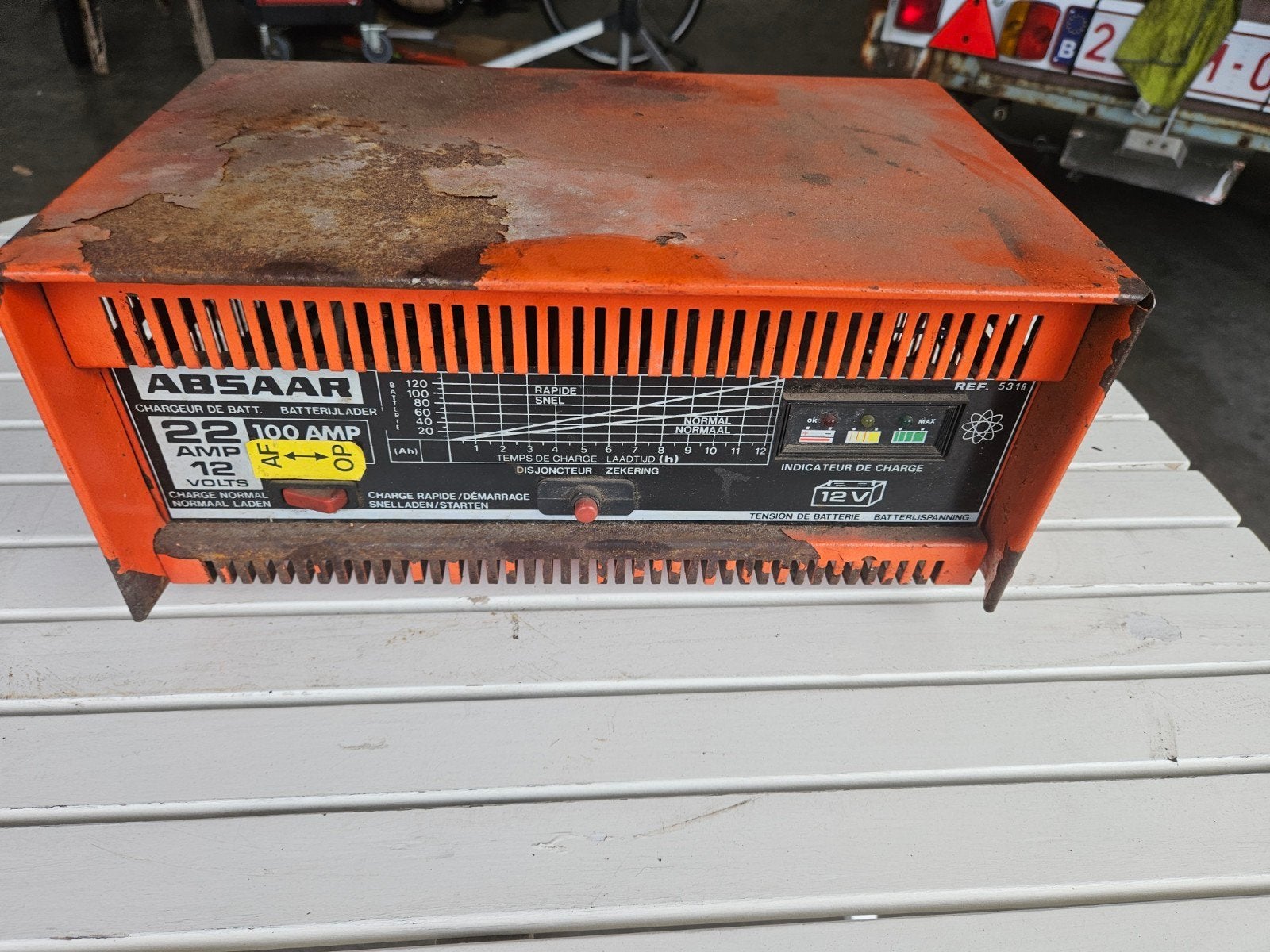 batterijlader, Gebruikt