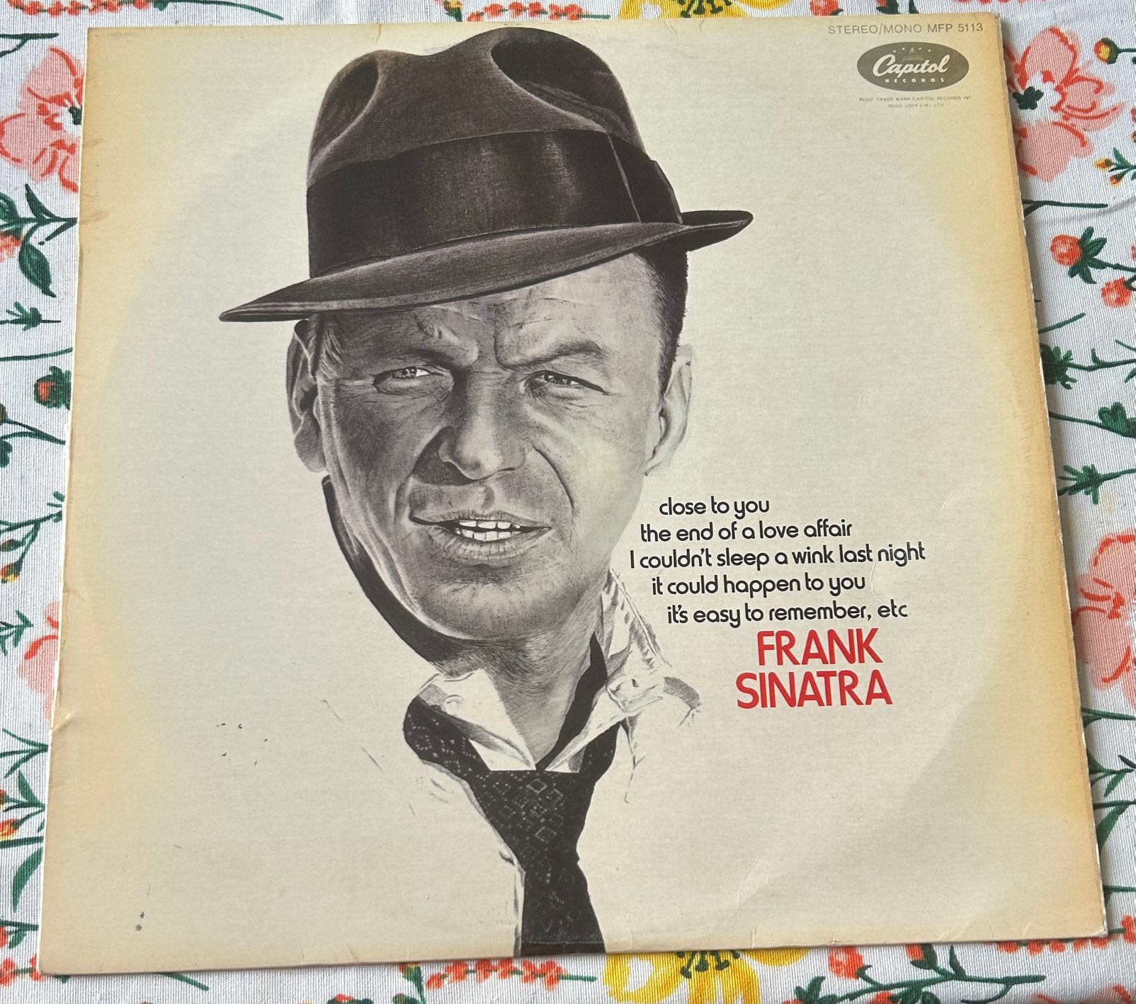 Lp frank sinatra close to you - 1970, Ophalen, Gebruikt