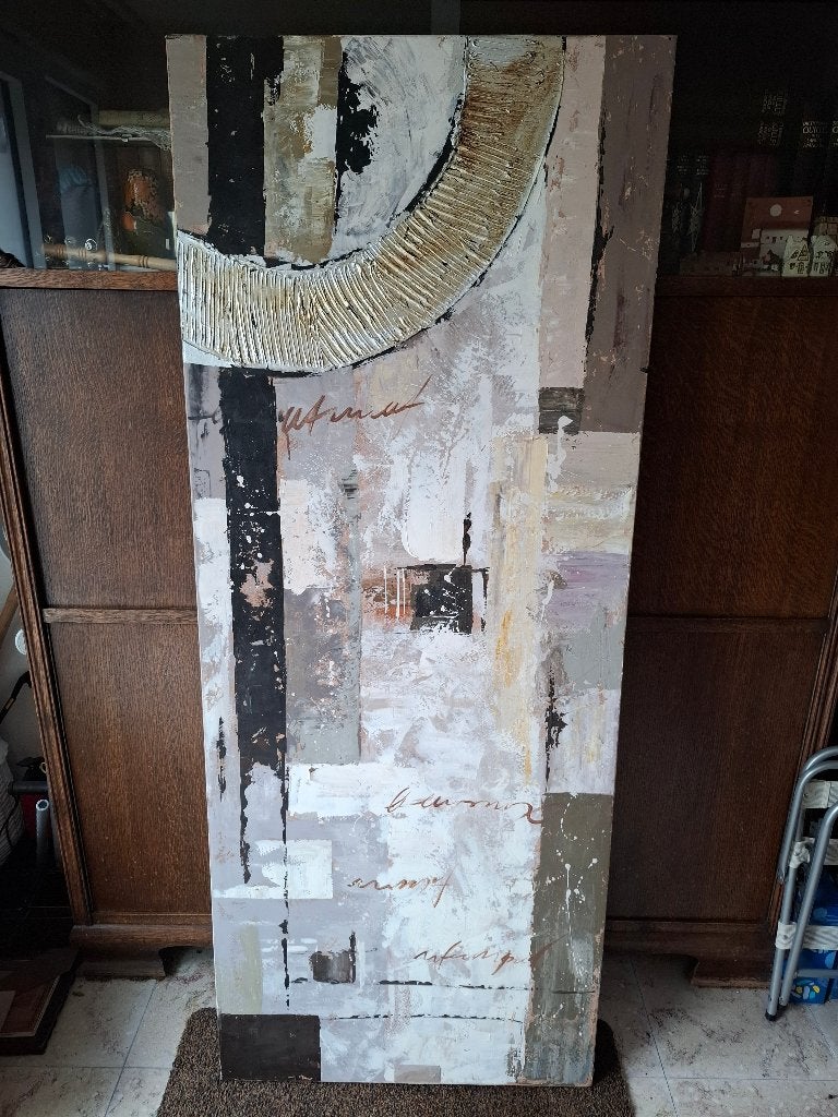 Toile sur cadre - déco murale, Maison & Meubles, Tableau, Enlèvement, Utilisé, 150 cm