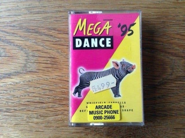 muziekcassette mega dance '95, Ophalen of Verzenden, Overige genres, 1 bandje, Origineel