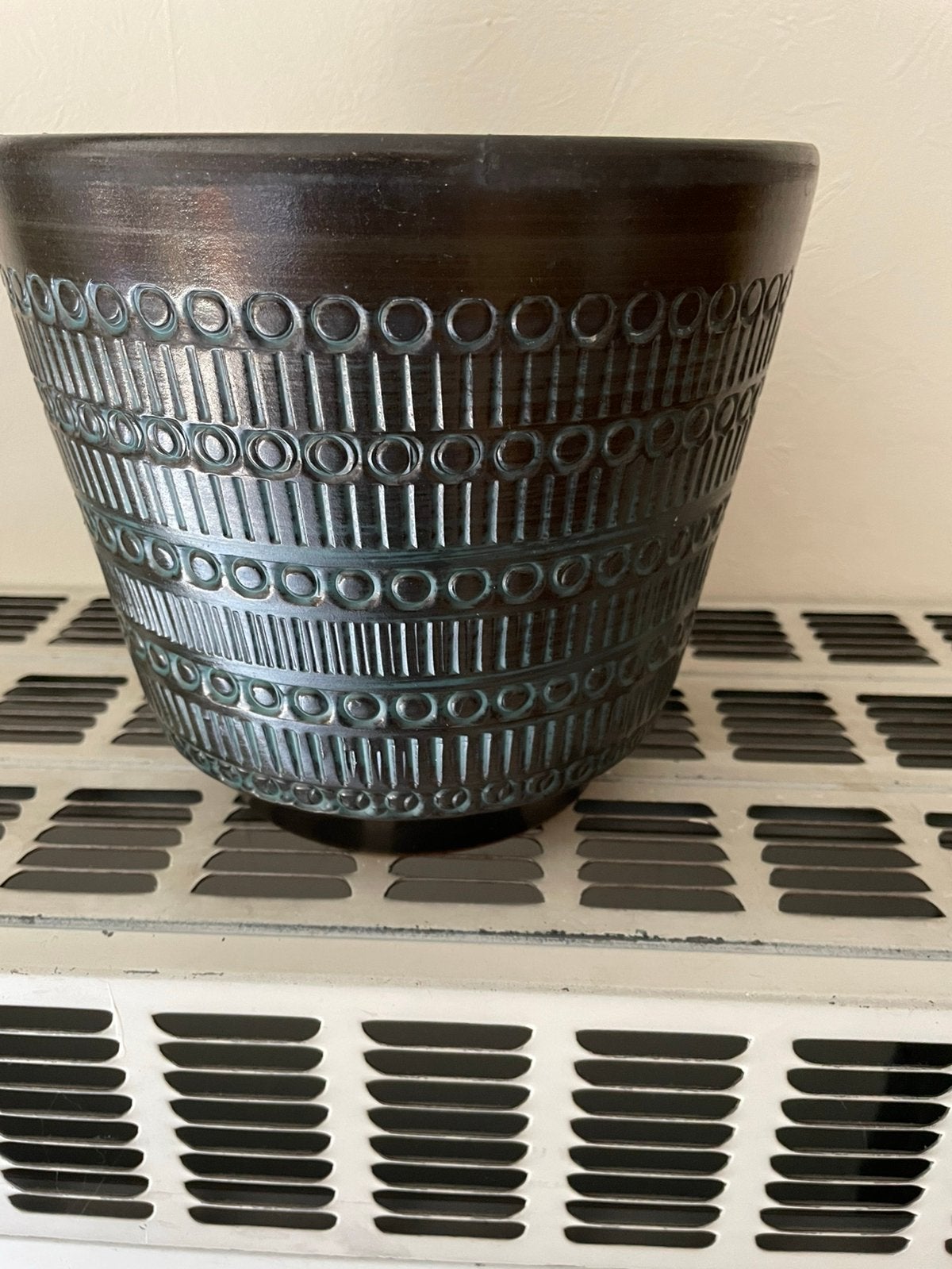 Grote vintage cache-pot, Ophalen