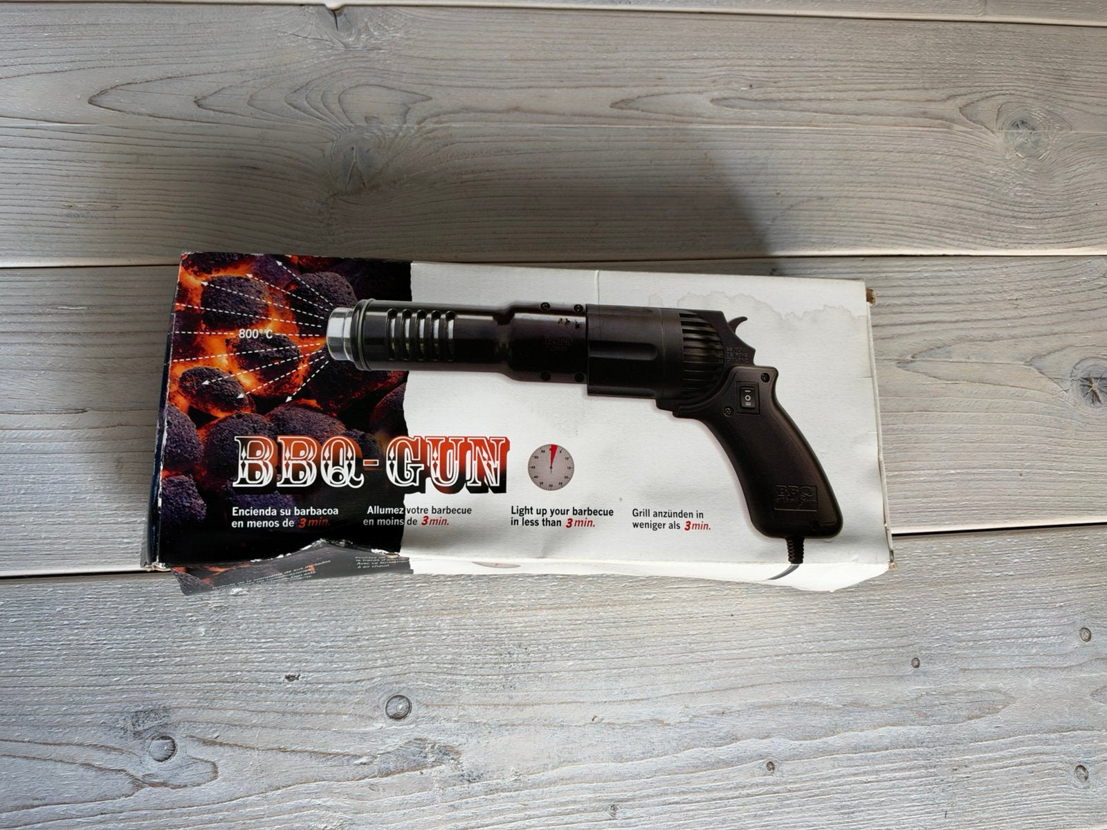 Elektrische warme lucht blazer barbecue, Ophalen of Verzenden, Zo goed als nieuw