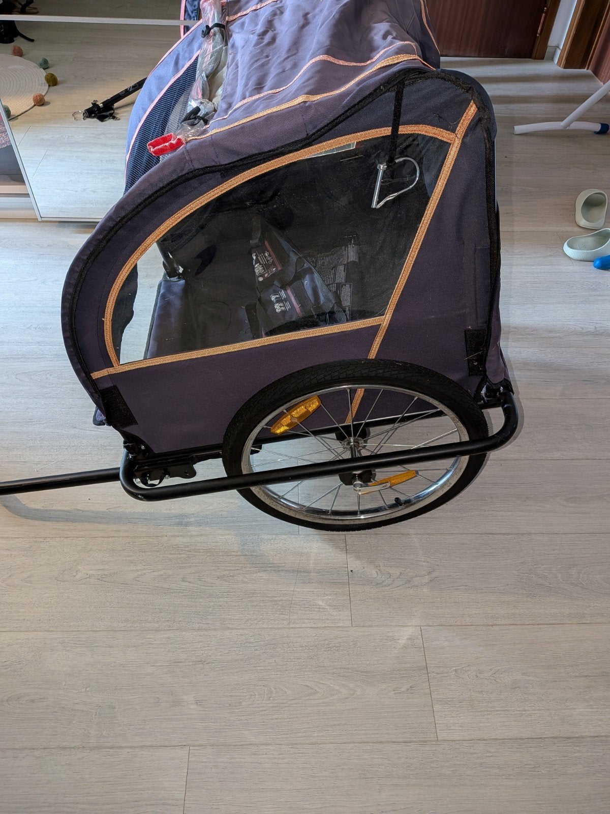 Remorque pour enfant, Enlèvement, Remorque pour enfant
