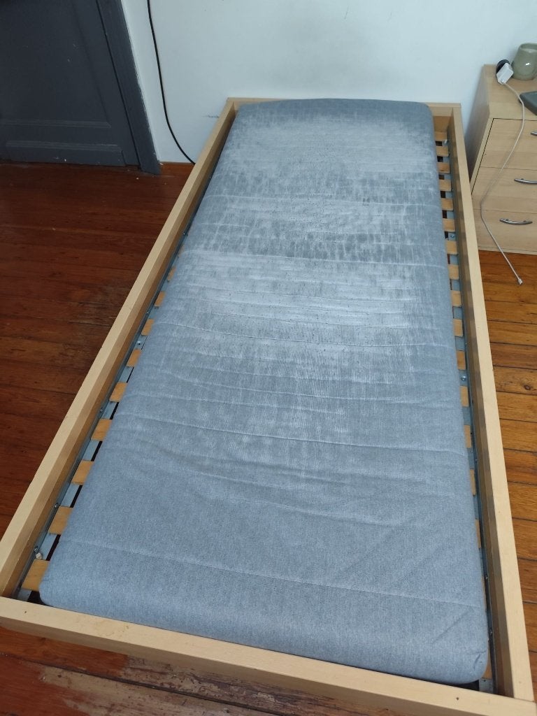 IKEA schuimmatras (1 jaar gebruikt) // IKEA foam mattress, Maison & Meubles, Matelas, Une personne, Utilisé, 200 cm