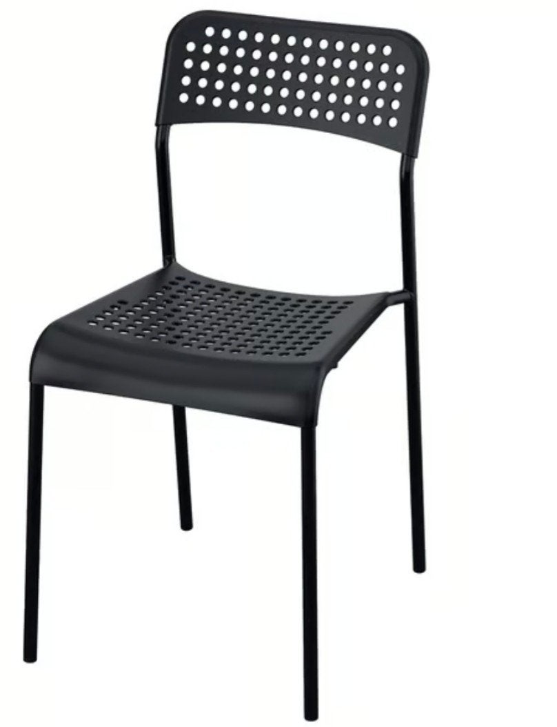 SANDSBERG stoel IKEA zwart 4stuks, Ophalen