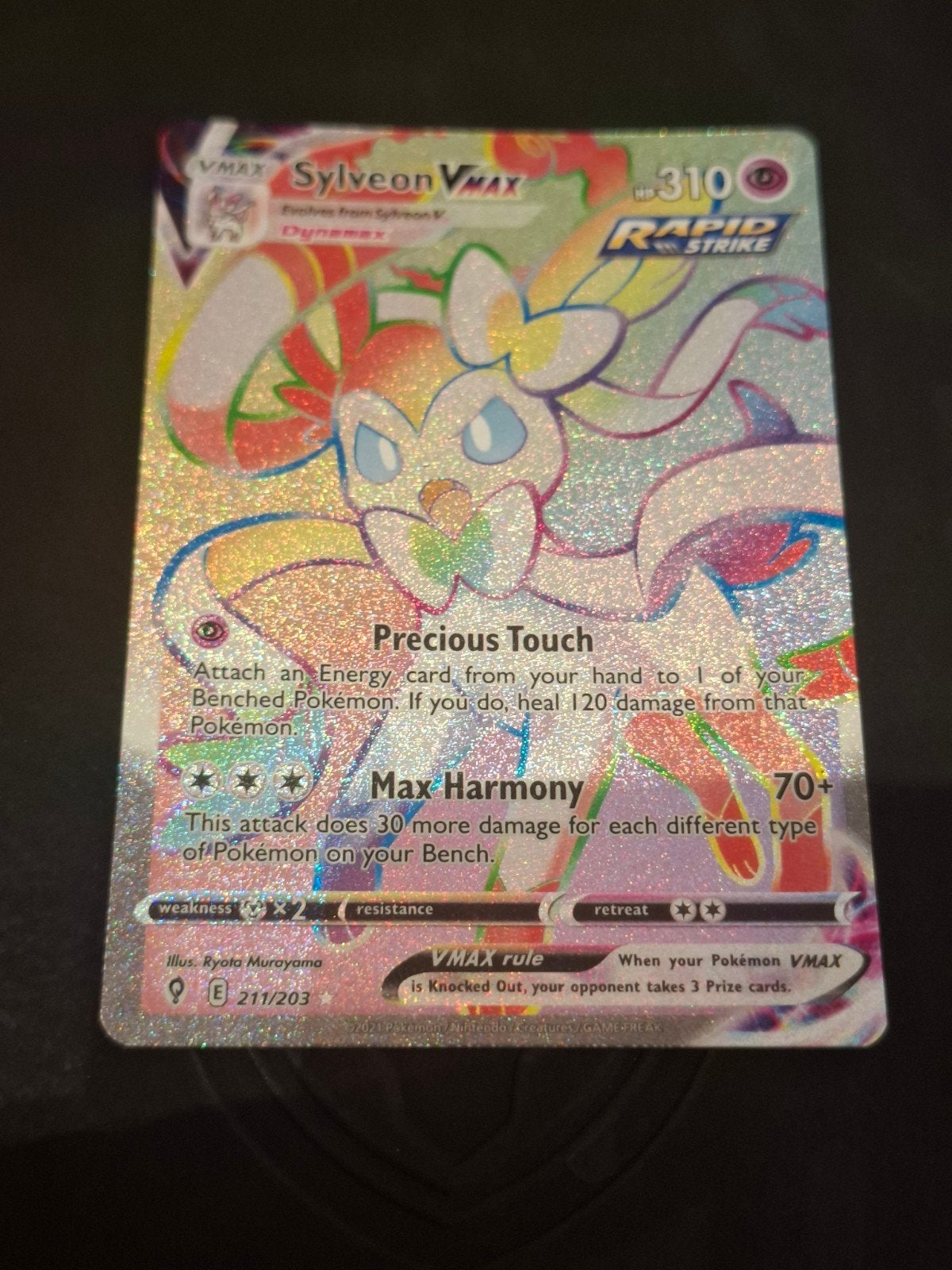 Carte Pokémon rare secrète Sylveon VMAX, Enlèvement ou Envoi