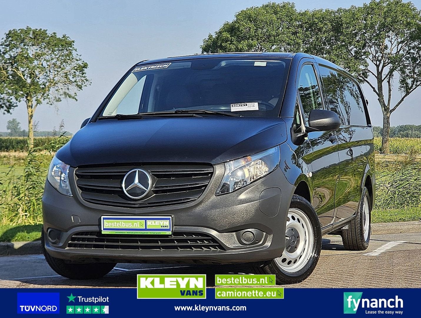 Mercedes-Benz EVITO L2 280KM WLTP 60kWh!, Automaat, Cruise Control, Zwart, Mercedes-Benz