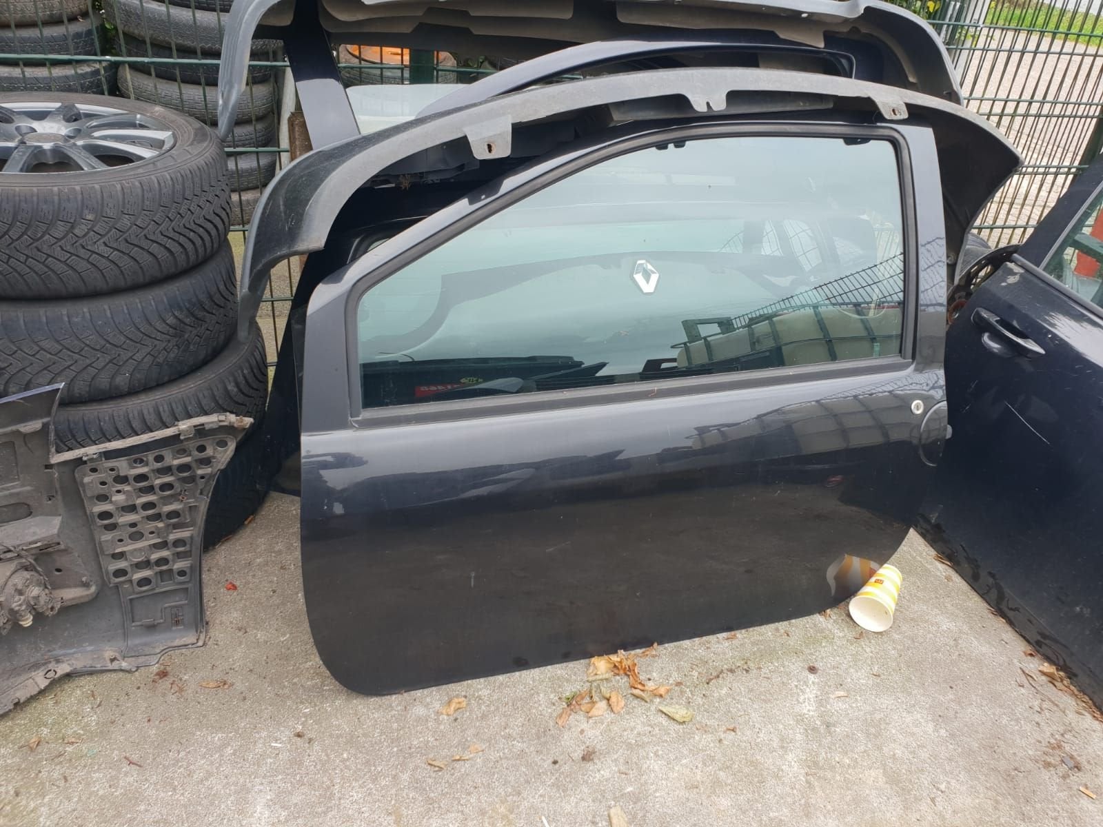 RENAULT TWINGO PORTIER LINKS BJ 96 TOT 2005, Autos : Pièces & Accessoires, Renault, -, Utilisé, Porte