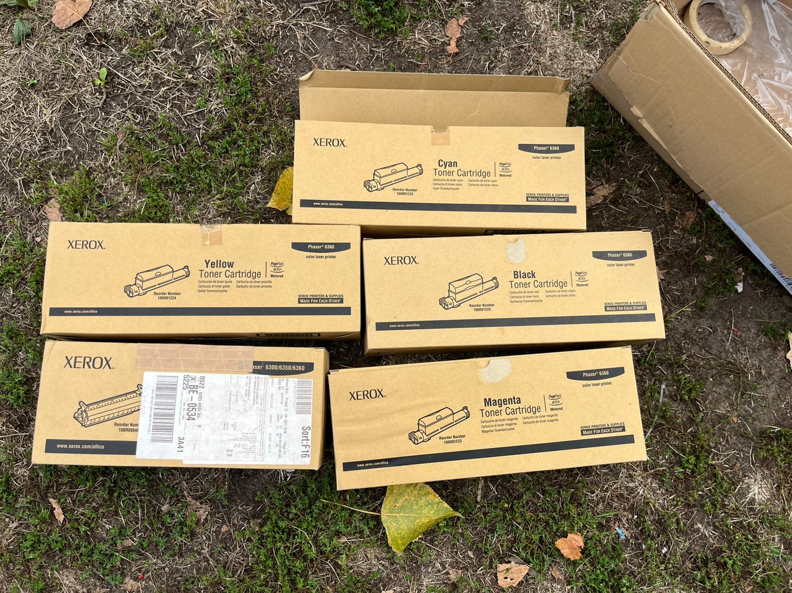 Xerox tonercartridge voor de Phaser 6360 kleurenlaserprinter, Ophalen of Verzenden, Zo goed als nieuw, Cartridge