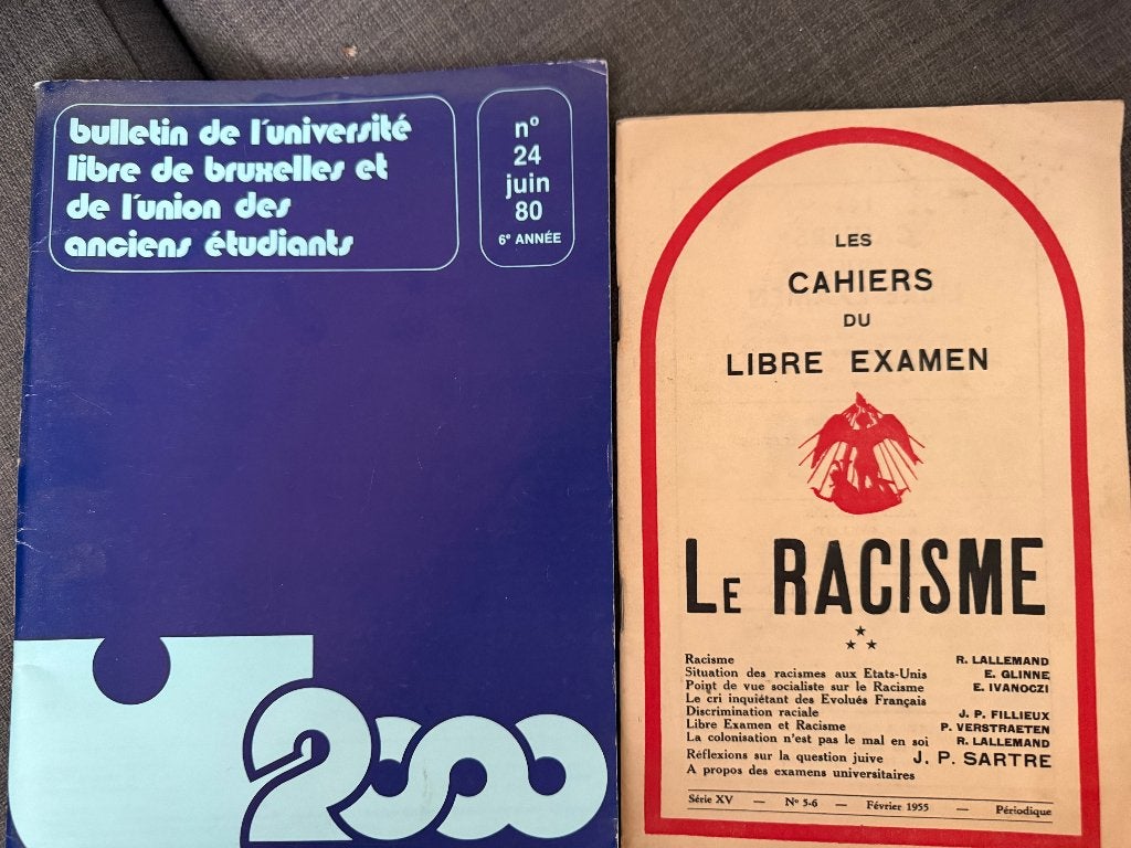 ULB- Cahiers libre examen, 1955 + Studentenrapport, 1980, Verzenden, ULB