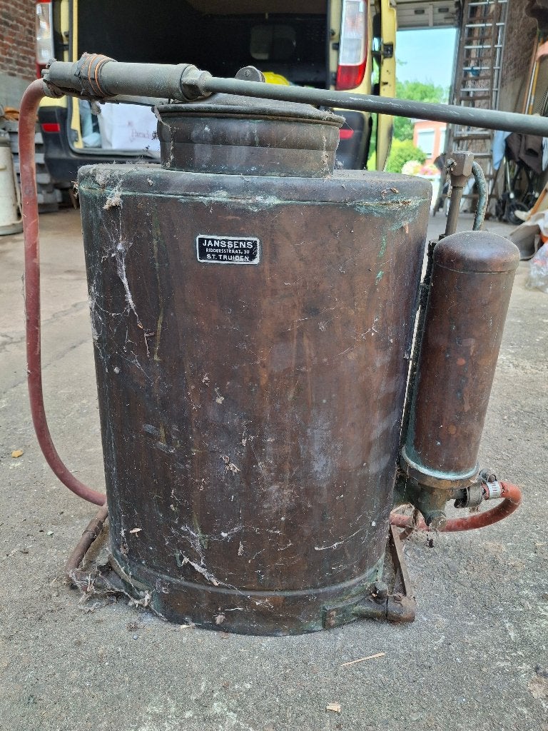 Antieke Koperen Rugsproeier (Brocante / Decoratie), Ophalen