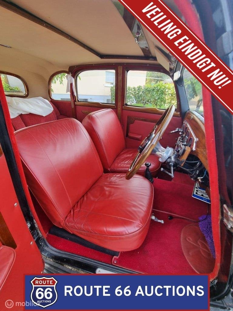 Rover P3 | 1948 | Route 66 Auctions, Auto's, Rover, Zwart, Bedrijf, Handgeschakeld