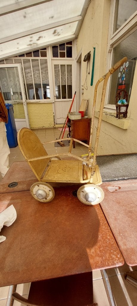 antieke poppenwagen, Antiek en Kunst, Ophalen