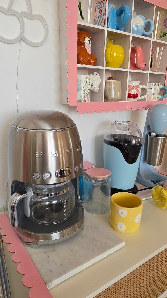 Machine a café SMEG Iconique Chrome, Enlèvement, Neuf, Cafetière