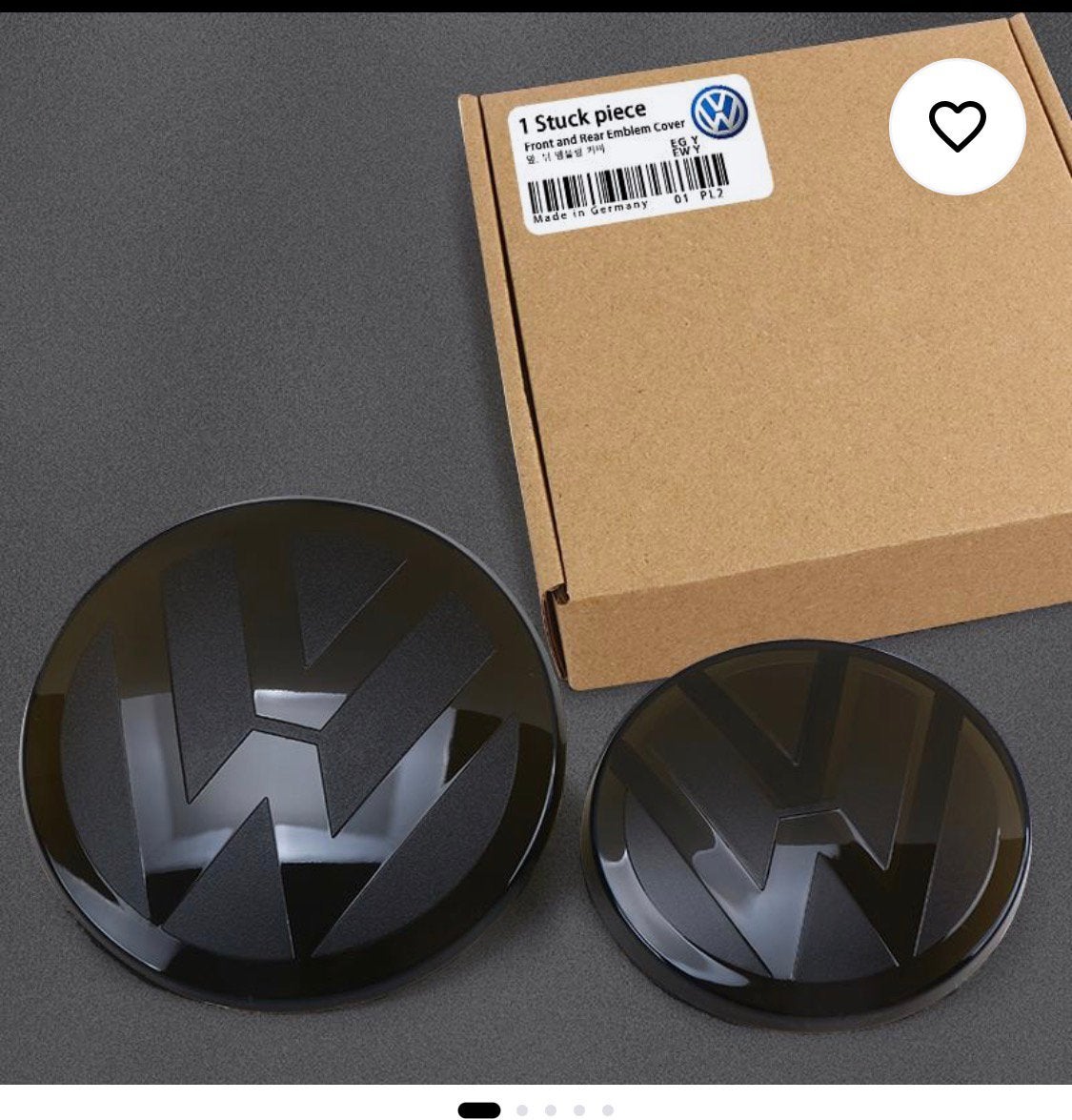Vw golf 6 logo cover, Enlèvement ou Envoi, Comme neuf