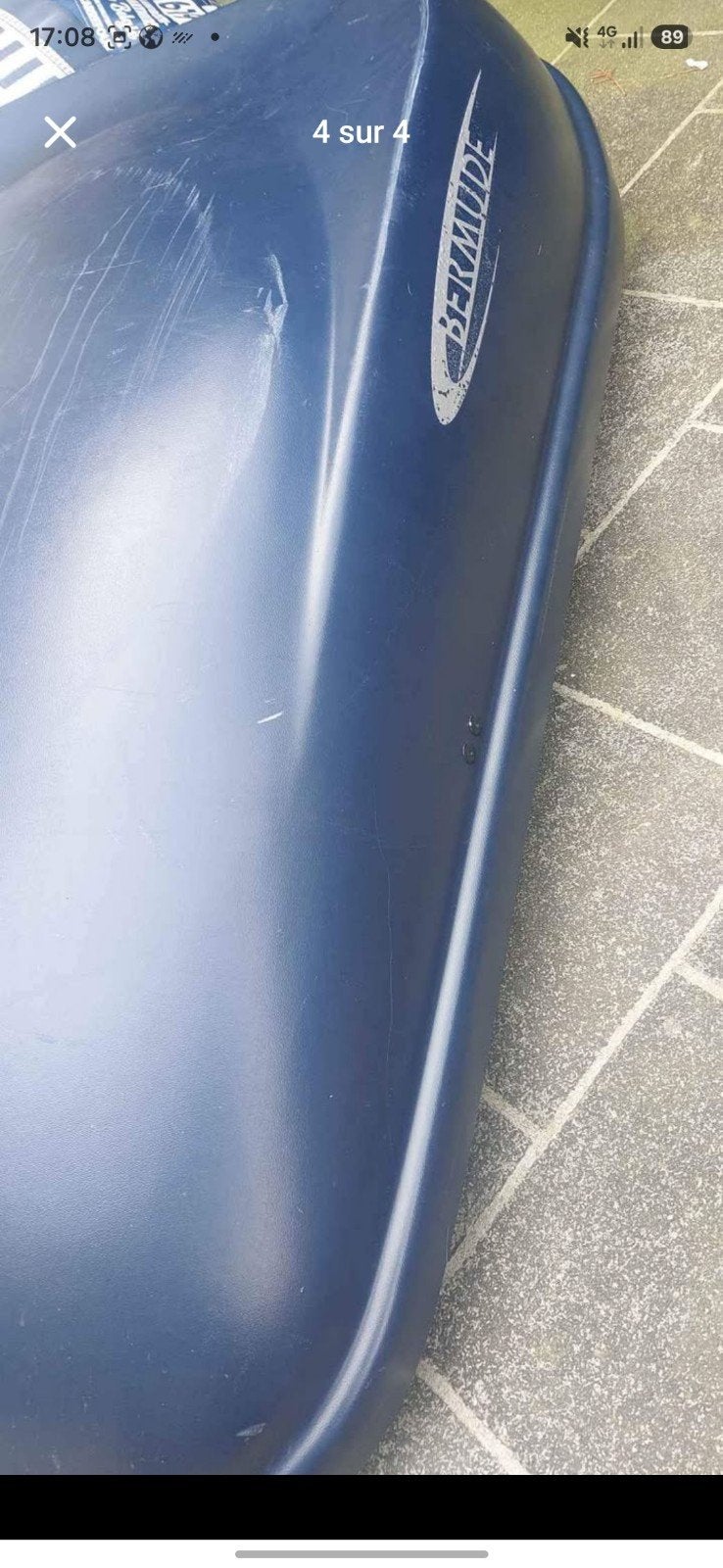 Grand Coffre toit voiture, Enlèvement, Utilisé