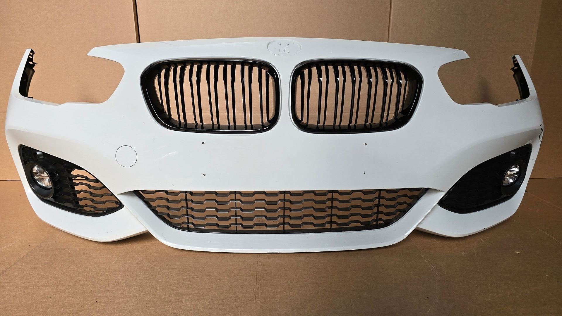 Voorbumper BMW 1 Serie F20 F21 LCI M Pakket 51118060283, Gebruikt, -, Voor, Ophalen of Verzenden