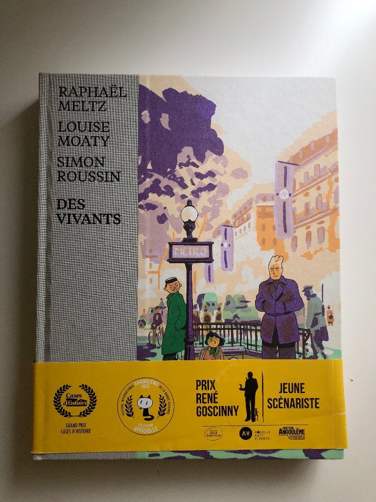 BD Des vivants, Une BD, Enlèvement, Utilisé, Simon Roussin