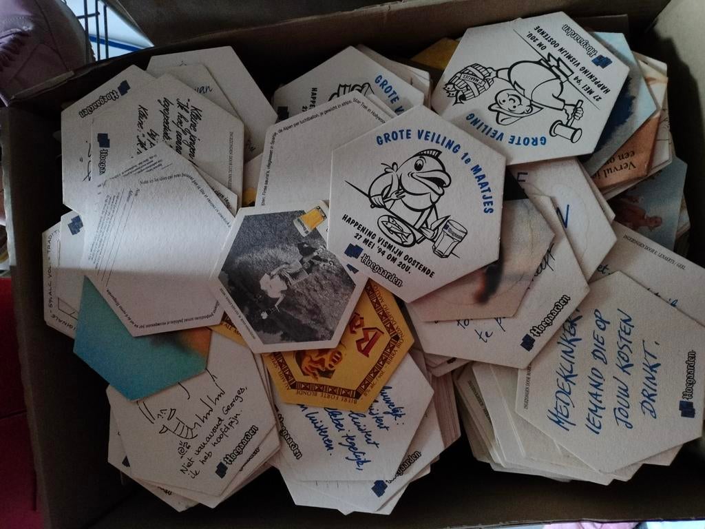Bierviltjes nr 6, Ophalen