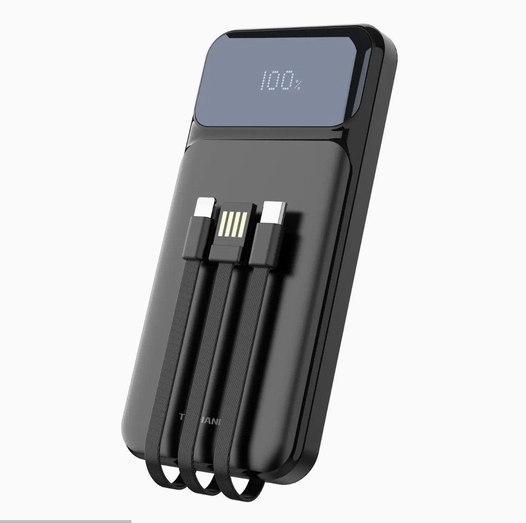 TECHANCY 10000mAh powerbank met 22,5W supersnelle oplaadpoor, USB-C, Verzenden, Nieuw, Powerbank