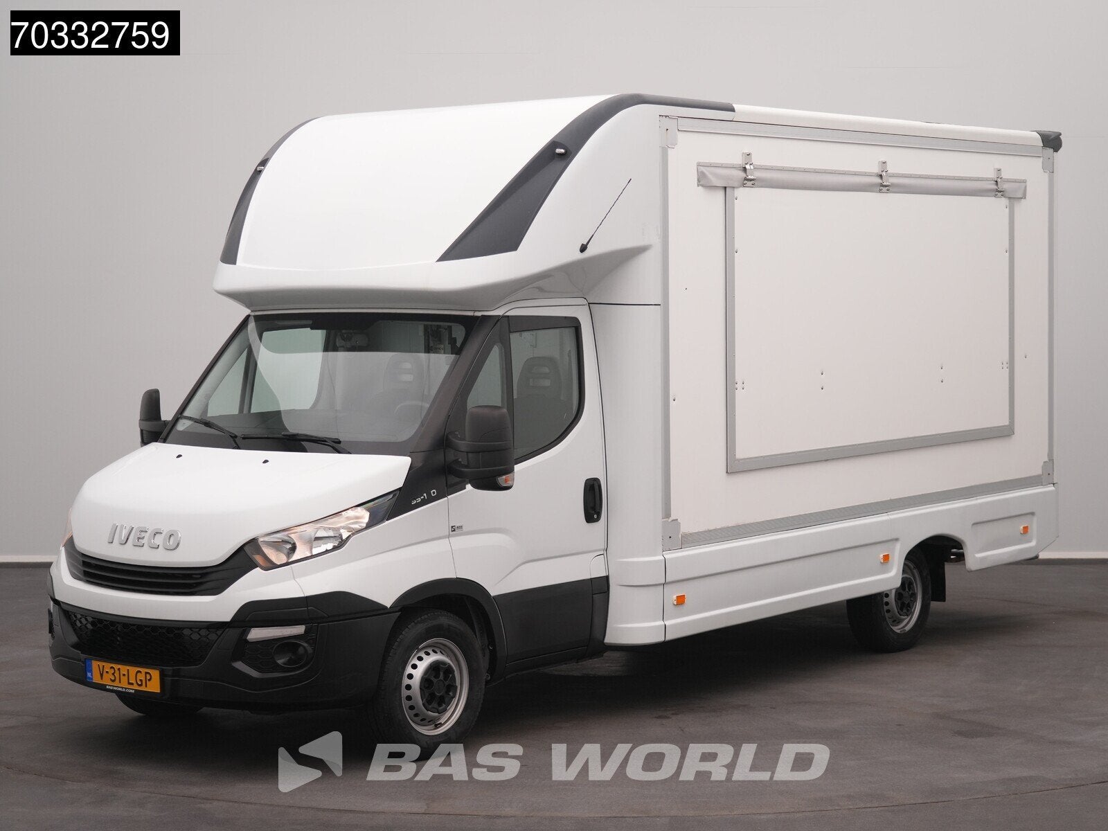 Iveco Daily 35S14 Verkoopwagen Foodtruck Salestruck Meubelba, Auto's, Stof, Gebruikt, Euro 6, Iveco