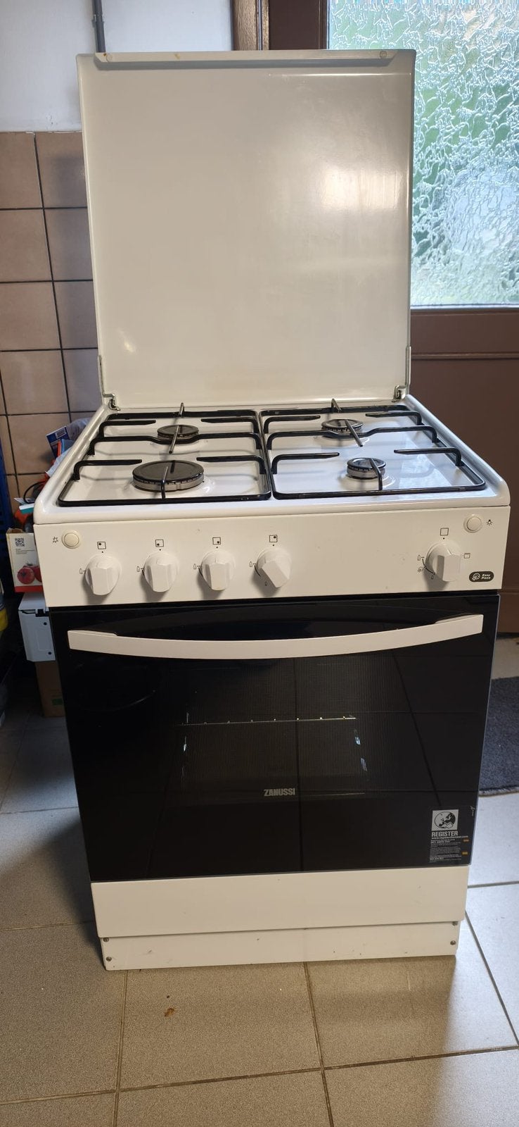 Zanussi gasfornuis, Ophalen, Zo goed als nieuw