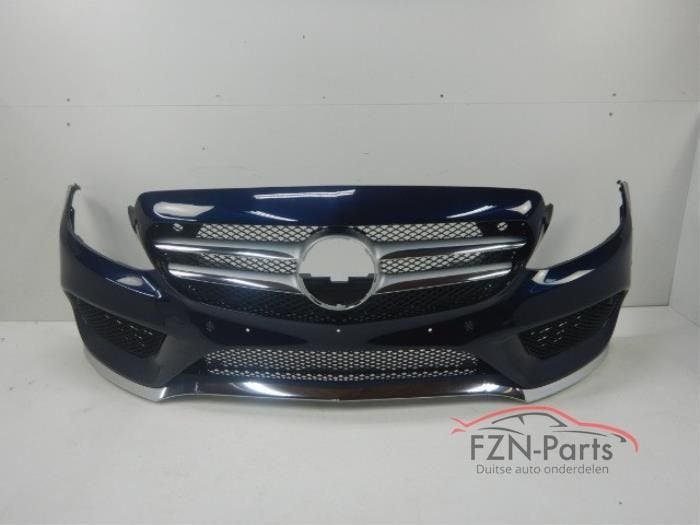 Mercedes-Benz C-Klasse W205 AMG-Line Voorbumper 6PDC, Enlèvement ou Envoi, Utilisé, Avant, Pare-chocs