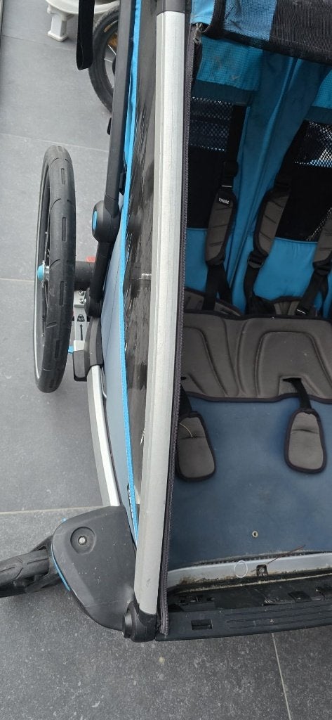 Thule Chariot Lite double fietskar, Vélos & Vélomoteurs, Accessoires vélo | Remorques, 40 à 60 kg, Enlèvement, Utilisé, Thule / Chariot
