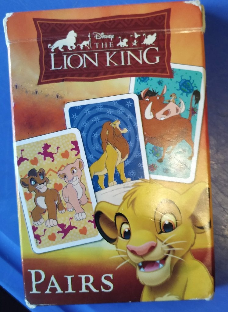 kaartspel the lion king, Ophalen of Verzenden