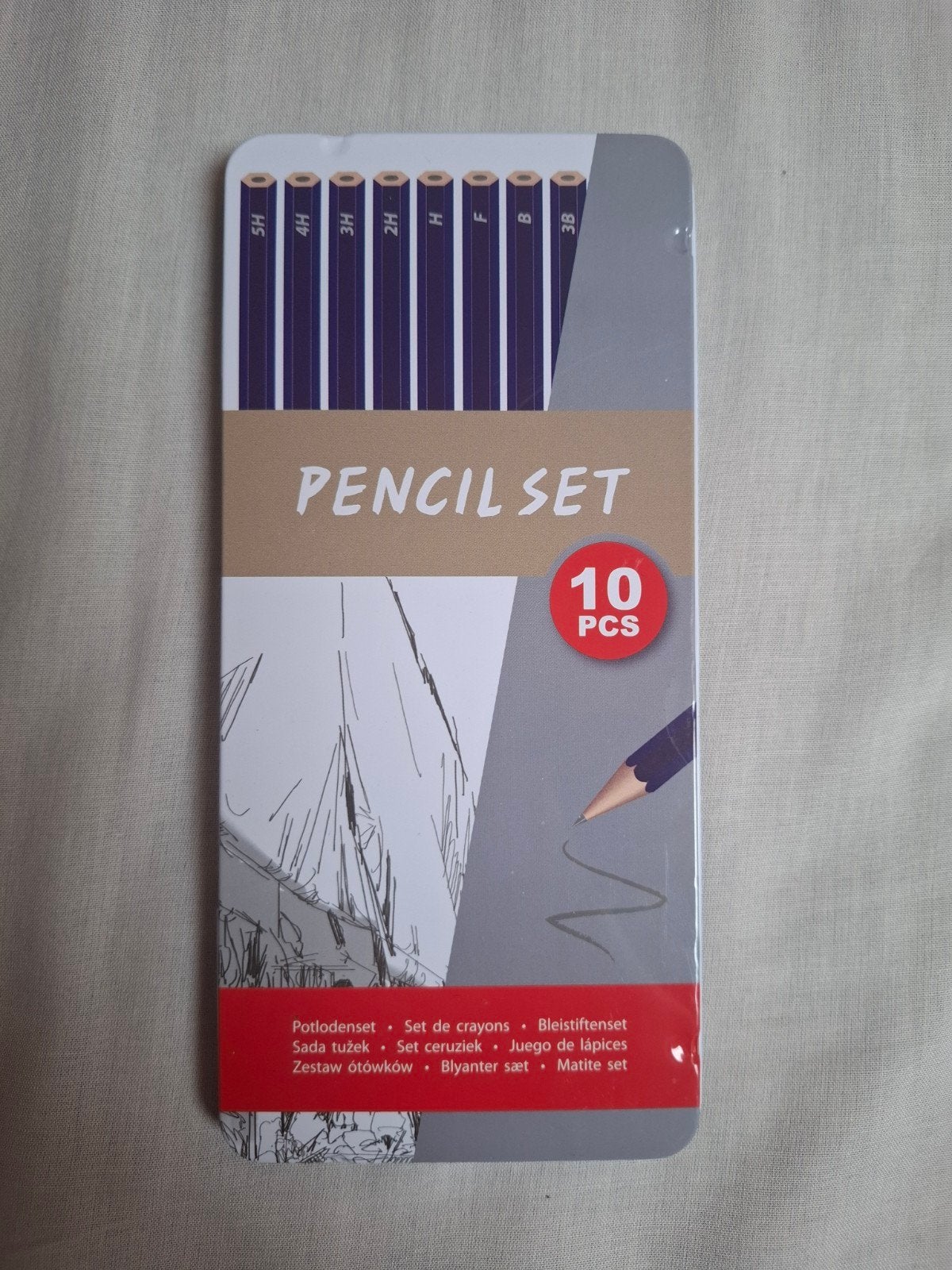 set de crayons gris 10 pièces, Enlèvement, Neuf, Crayon ou Feutre