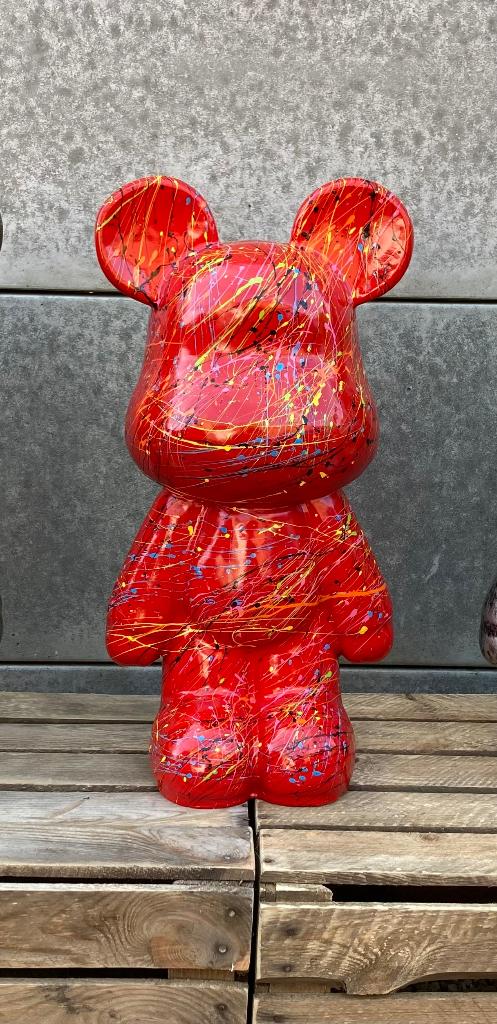 Beeld beer H48cm, Enlèvement, Neuf, Autres matériaux, Autres types