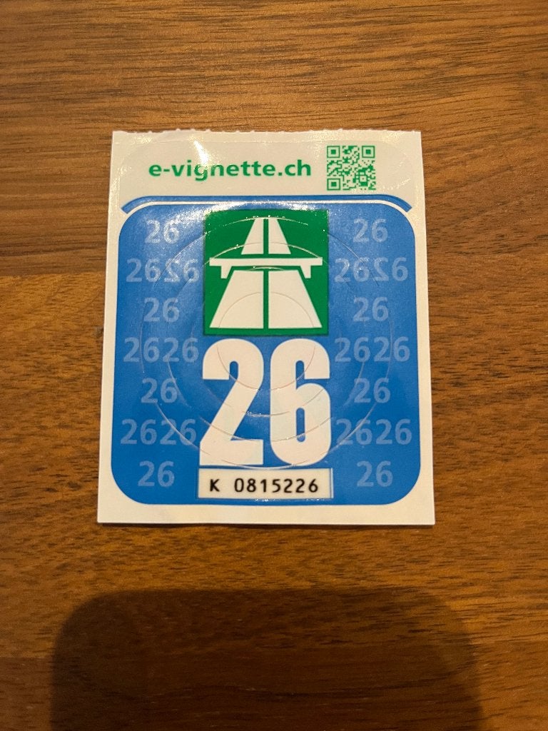Autovignet Zwitserland 2026