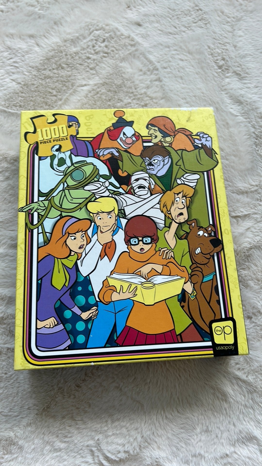 Scooby-Doo puzzel 1000 stukjes, Hobby en Vrije tijd, Ophalen of Verzenden, 500 t/m 1500 stukjes, Gebruikt, Legpuzzel