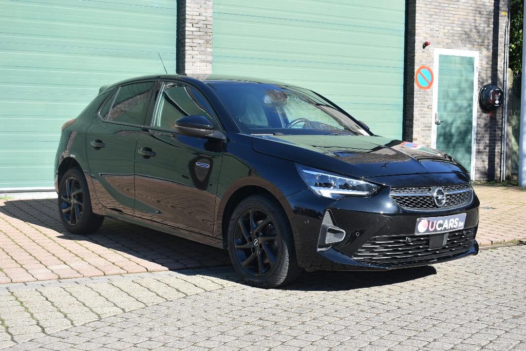 Opel Corsa GS-Line - AUTOMAAT - Tot 3 Jaar Waarborg, 1199 cc, Leder en Stof, Zwart, 5 deurs