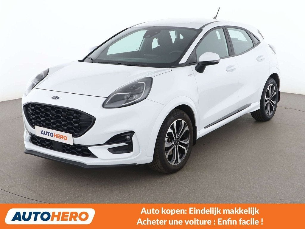 Ford Puma 1.0 EcoBoost Mild-Hybrid ST-Line (bj 2021), Auto's, Ford, Te koop, Puma, ABS, Airbags, Airconditioning, Android Auto