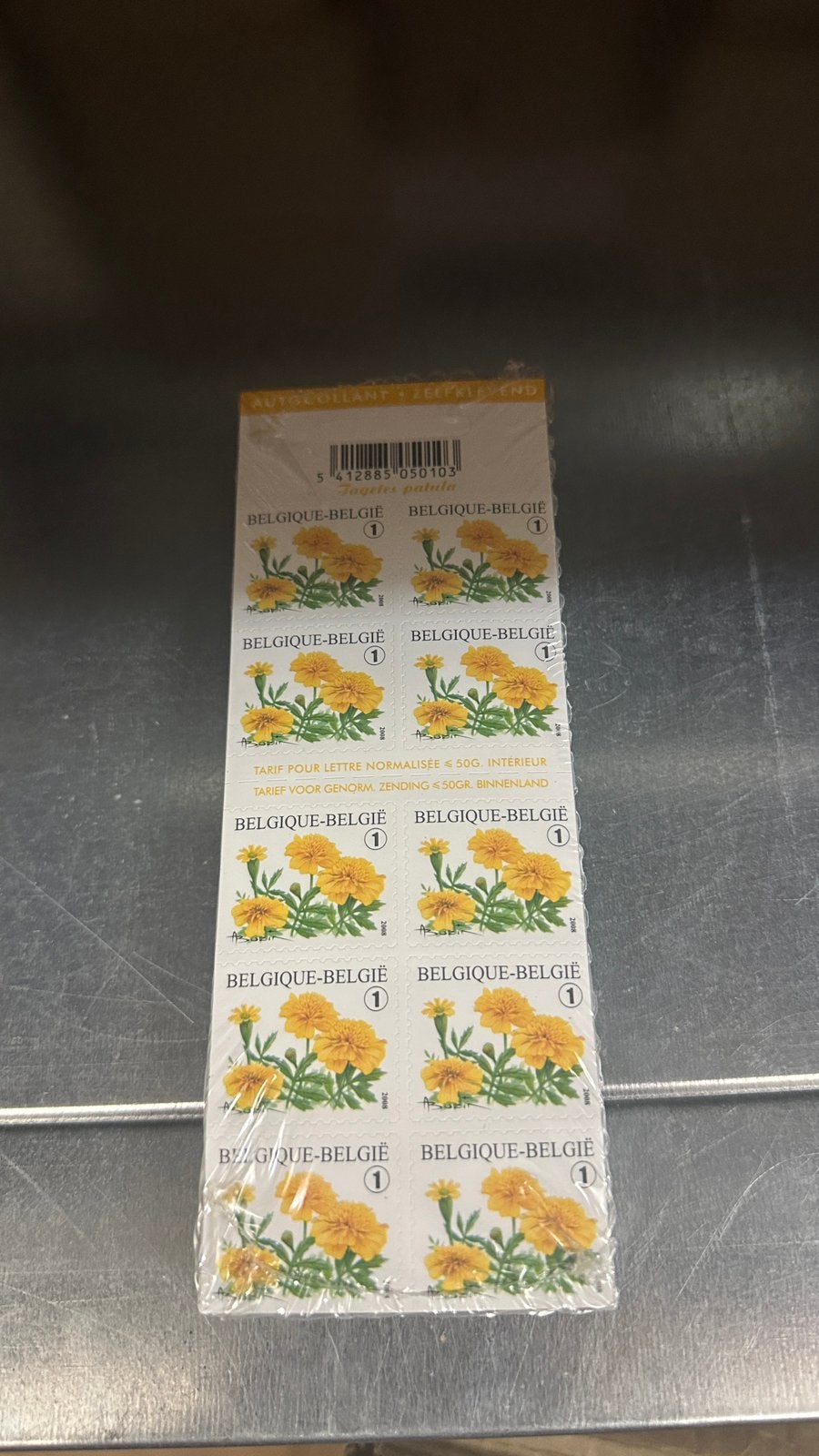 Timbre neuf Belgique, Timbres & Monnaies, 1 Autocollant, Enlèvement ou Envoi, Autocollant, Non oblitéré