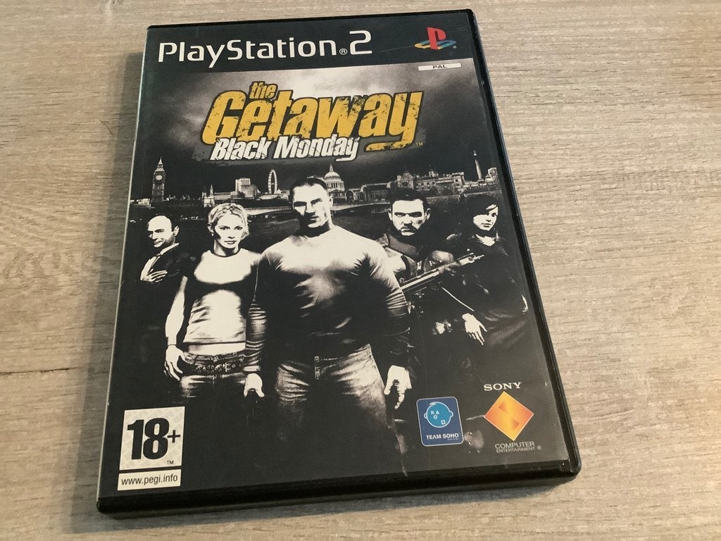 Jeu Playstation 2 The Getaway Black Monday (2004), Enlèvement ou Envoi, 1 joueur, À partir de 18 ans, Aventure et Action