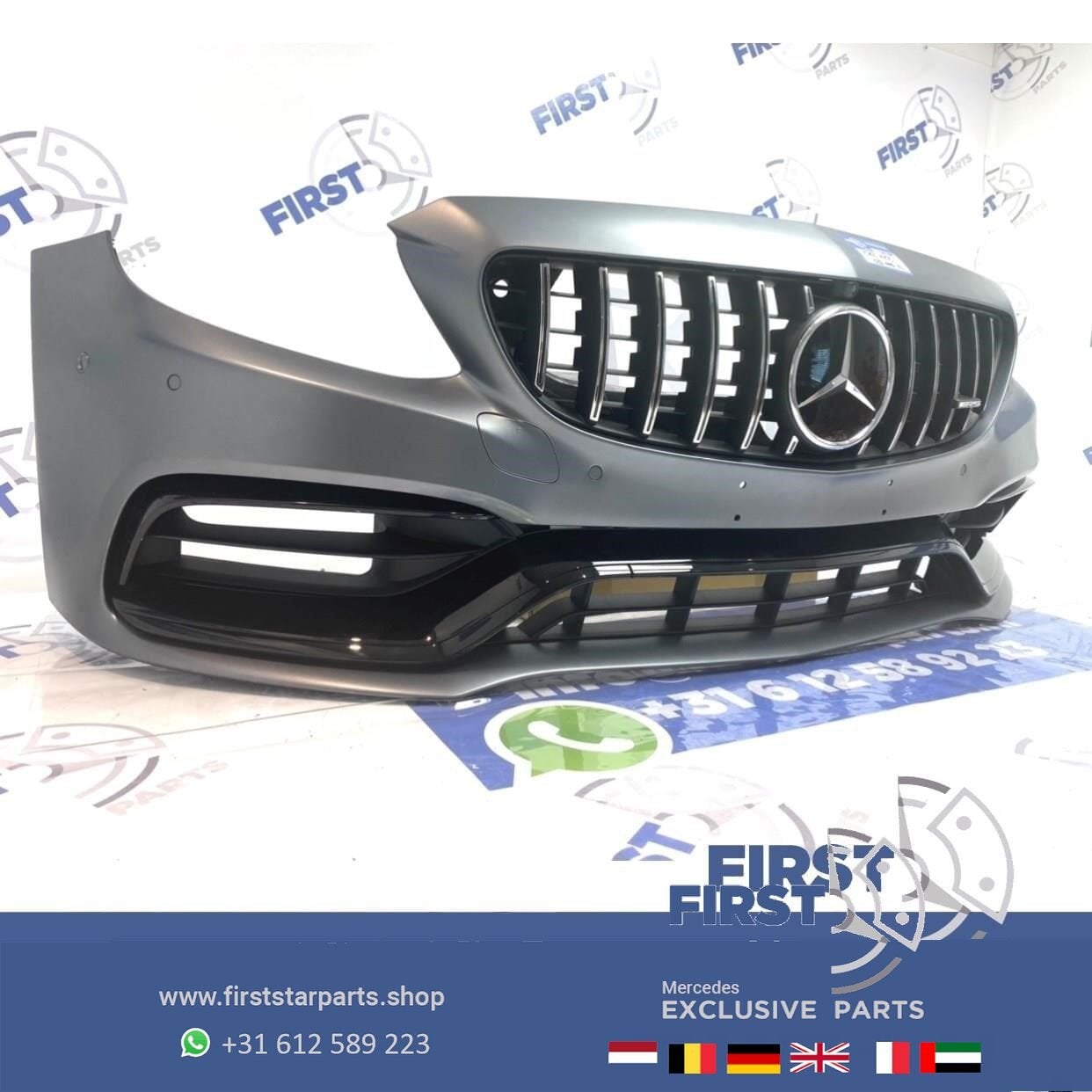 C205 C63 AMG FACELIFT VOORBUMPER COMPLEET Mercedes C Klasse, Utilisé, -, Avant, -
