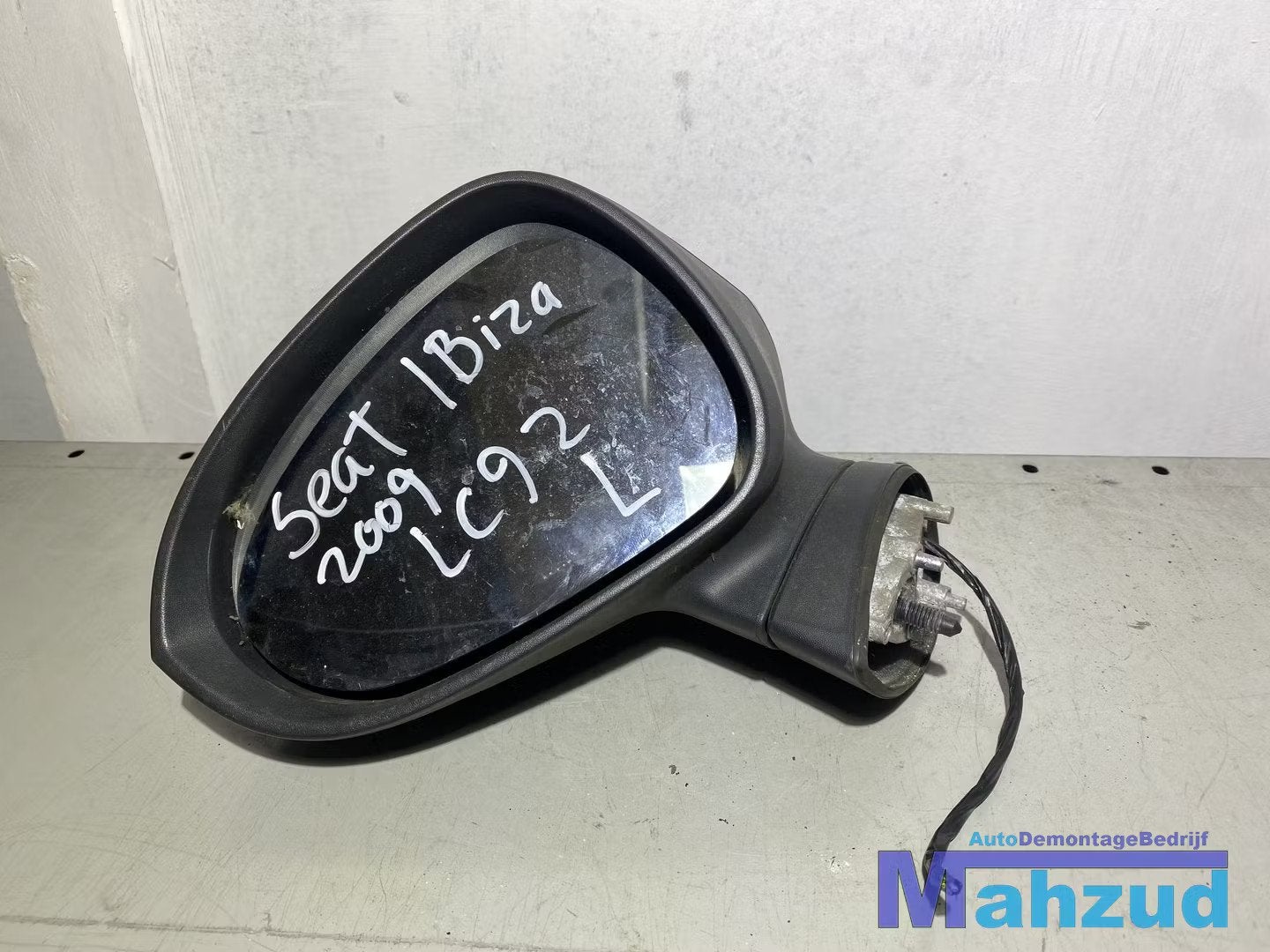 SEAT IBIZA 4 Links LC9Z Zwart spiegel buitenspiegel, Auto-onderdelen, Spiegels, Seat, Gebruikt