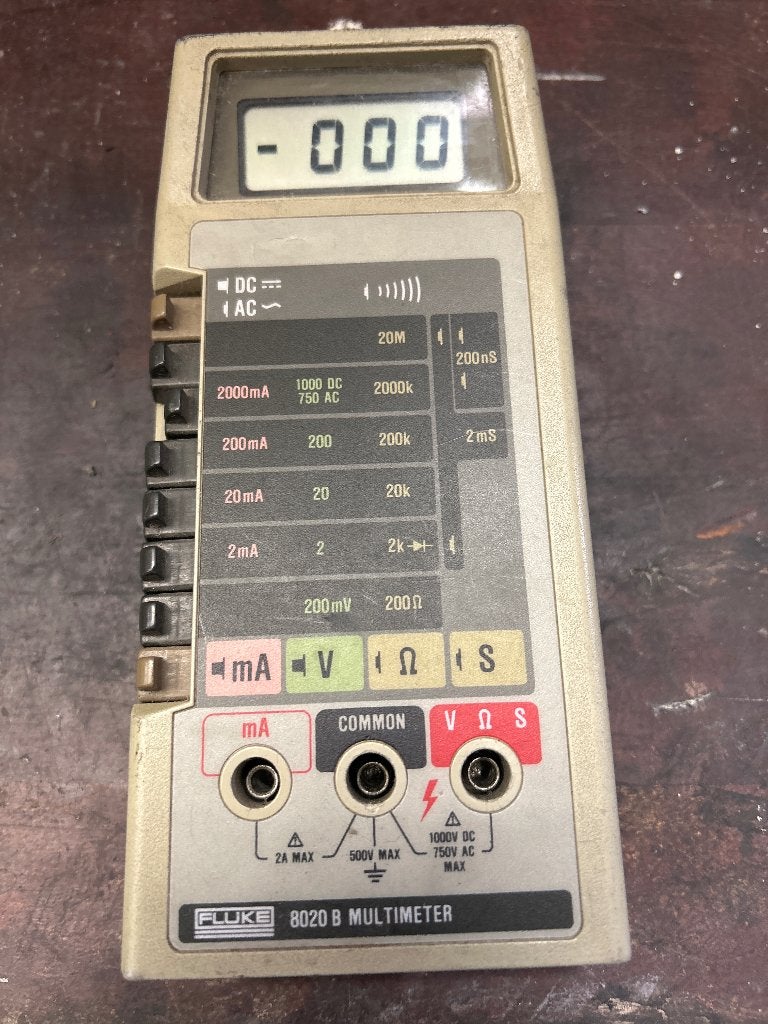 Fluke 8020 multimeter, Doe-het-zelf en Bouw, Ophalen of Verzenden, Gebruikt, Multimeter
