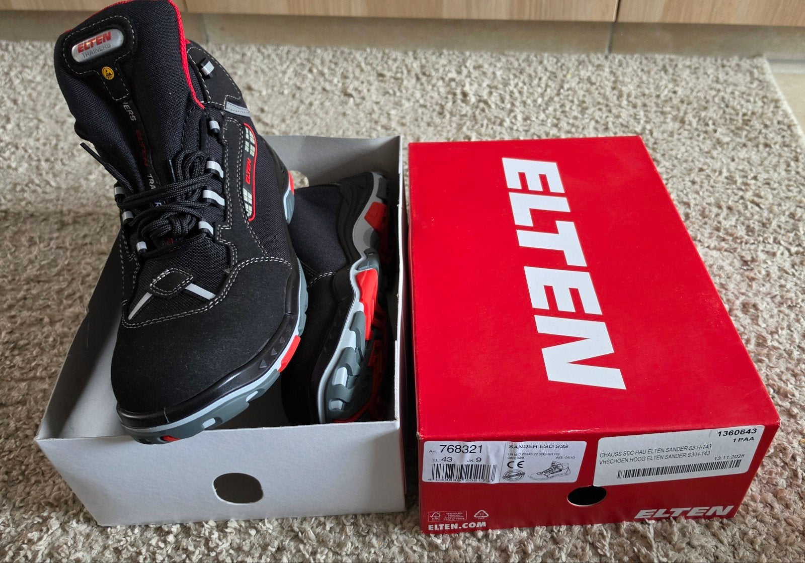 CHAUSSURE DE SÉCURITÉ NEUVE  T43, Enlèvement, Neuf