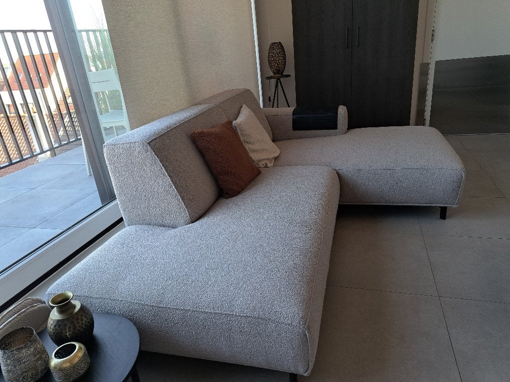 MOOIE ZITBANK? BEIGE, Enlèvement, Comme neuf, MODERN
