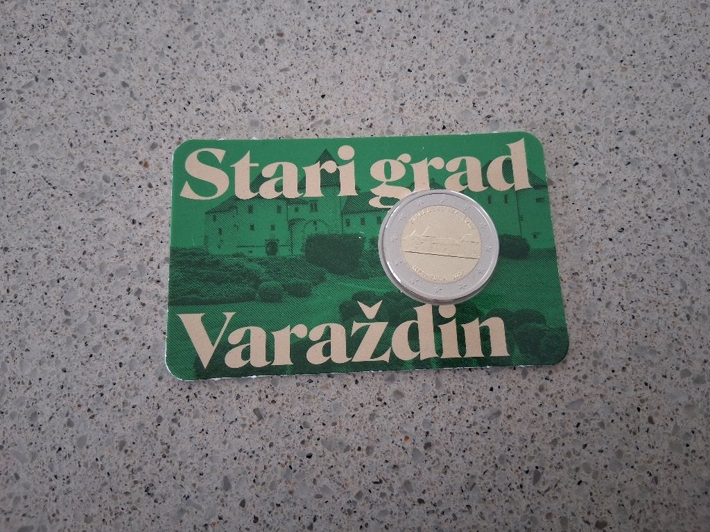 2 euro Kroatië 2024 Stari Grad - Varazdin Coincard, Timbres & Monnaies, Enlèvement ou Envoi, Autres pays, 2 euros, Monnaie en vrac