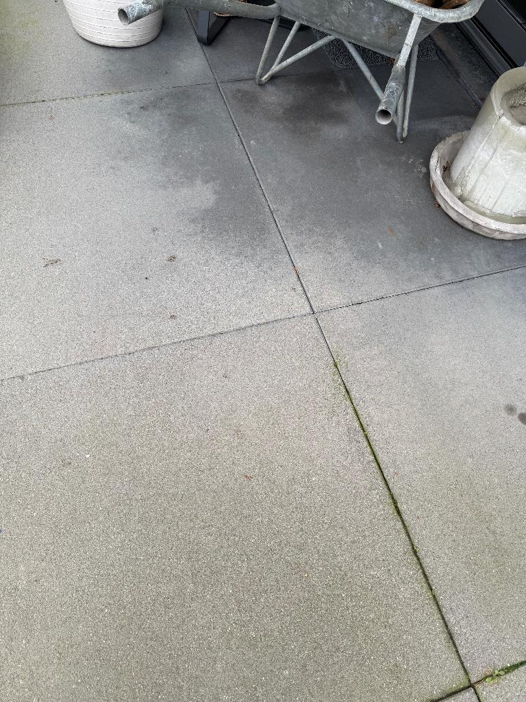 Mega terras tegels gratis, Tuin en Terras, Tegels en Klinkers, Ophalen, Gebruikt, 10 m² of meer, Beton