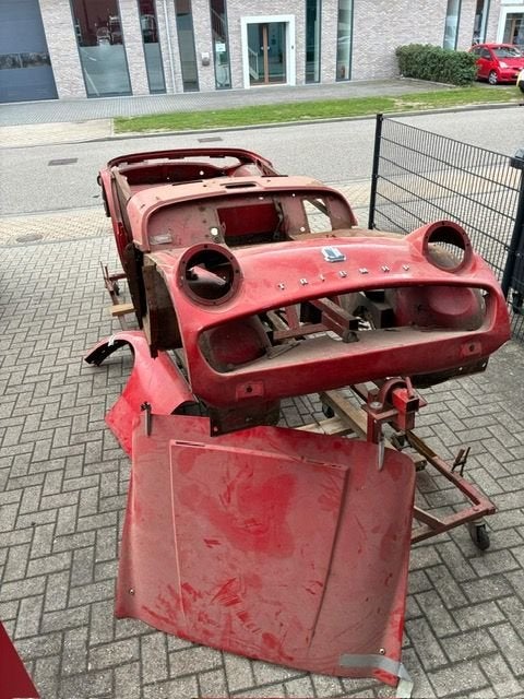 Triumph TR3, Auto's, Lederen bekleding, Cabriolet, Bedrijf, Handgeschakeld
