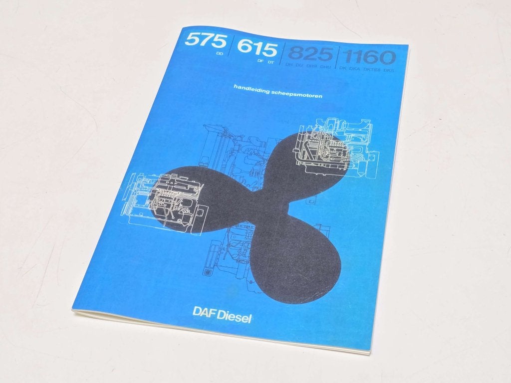 DAF 575 / 615 instructieboek handleiding scheepsmotoren, Enlèvement ou Envoi, Niet ingevuld, Entretien et Réparation, Niet ingevuld