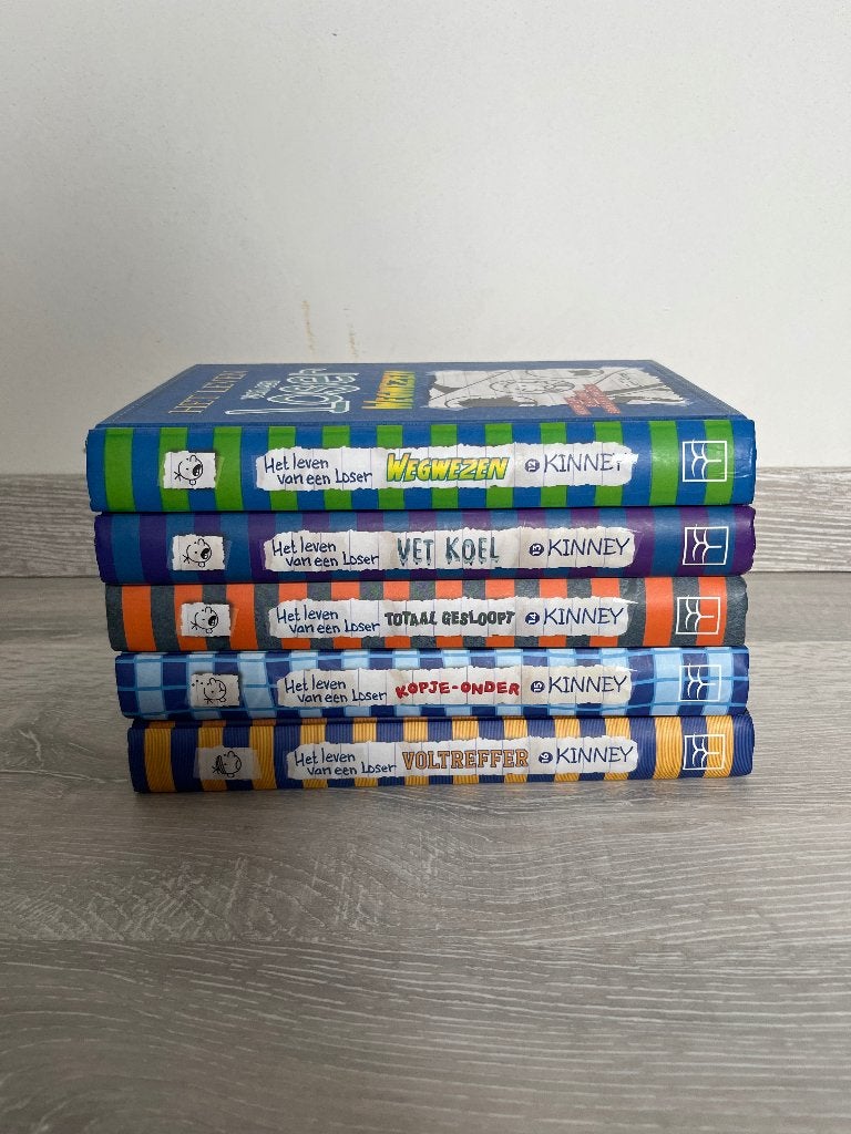 Het leven van een loser 5 delen, Ophalen, Gelezen, Jeff Kinney