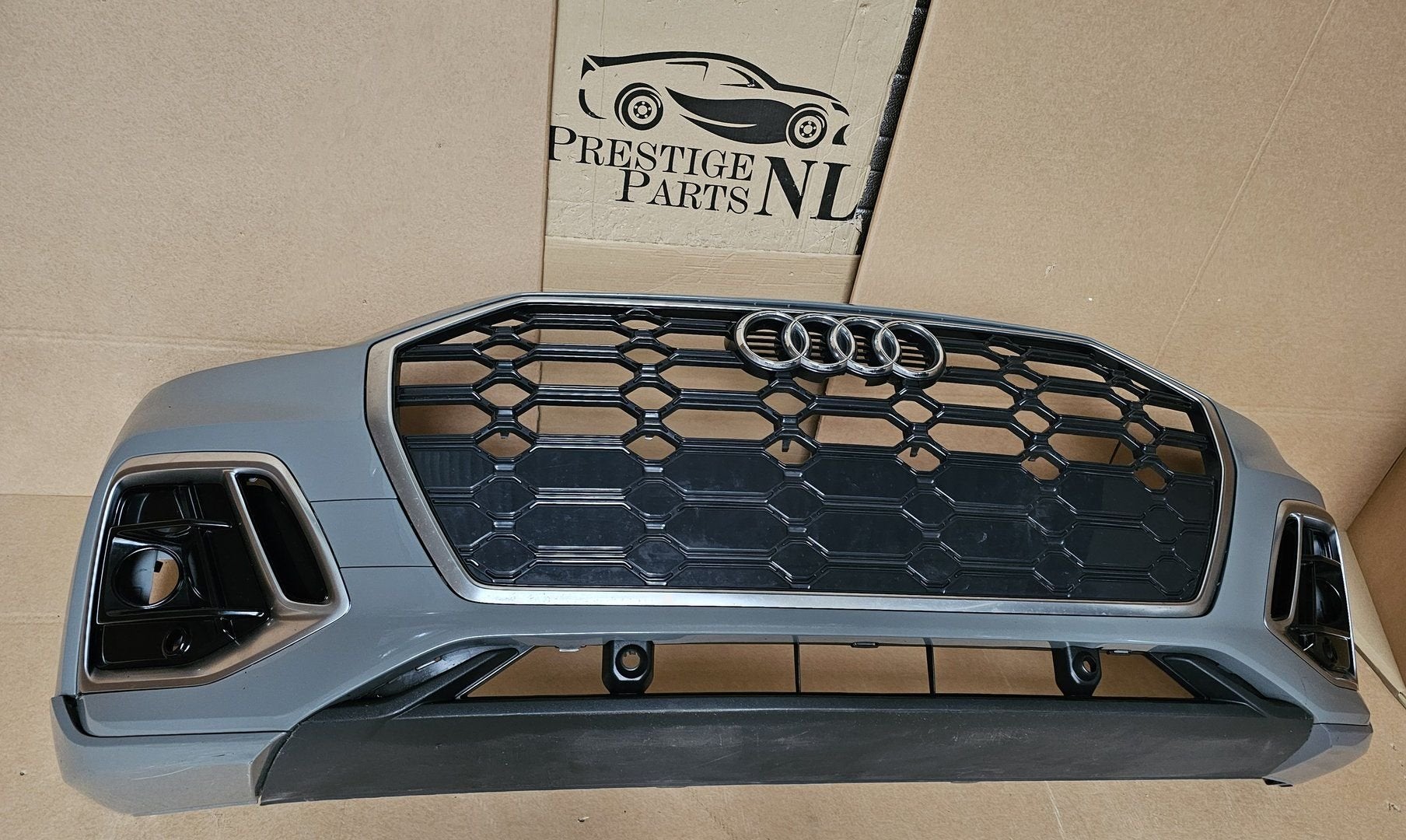 Voorbumper Audi Q5 80A Facelift S-Line Origineel Bumper PDC, -, Origine de la pièce connue, Utilisé, -