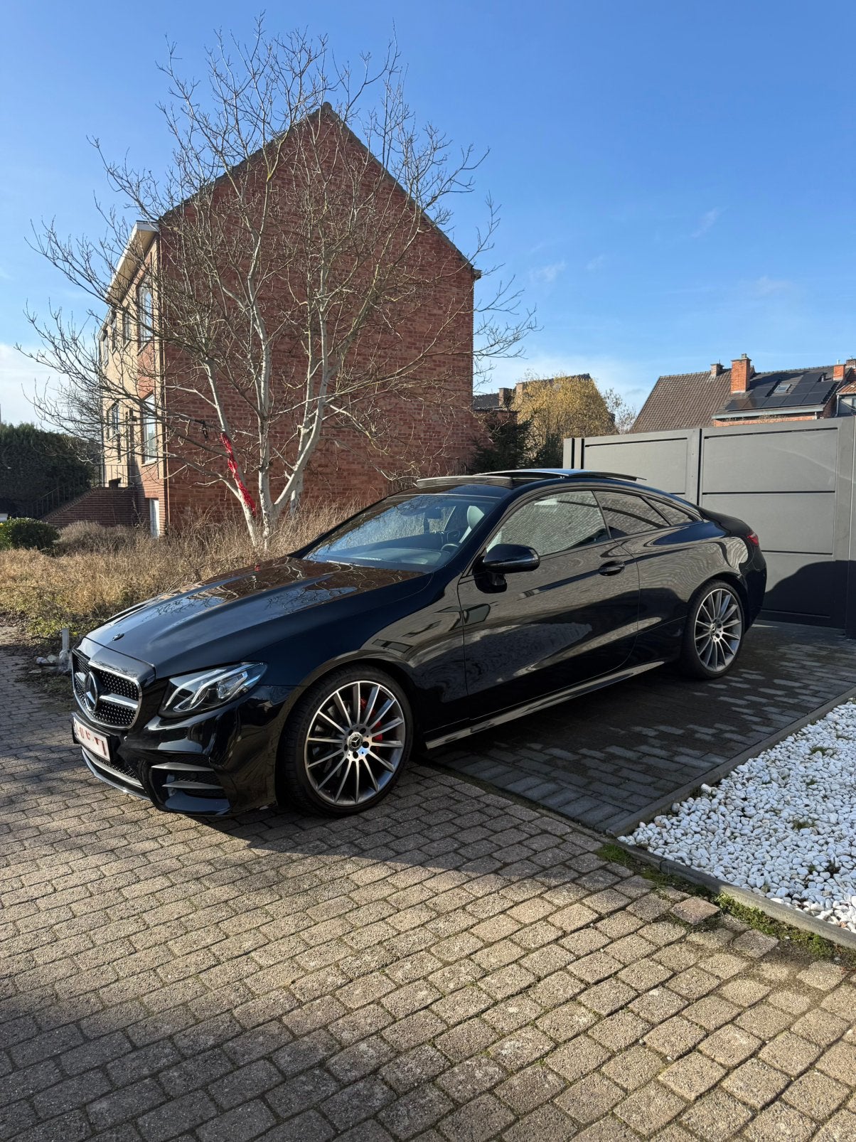 Mercedes coupe e 200 AMG pack hybride/benzine, Automaat, Alcantara, Zwart, Grijs