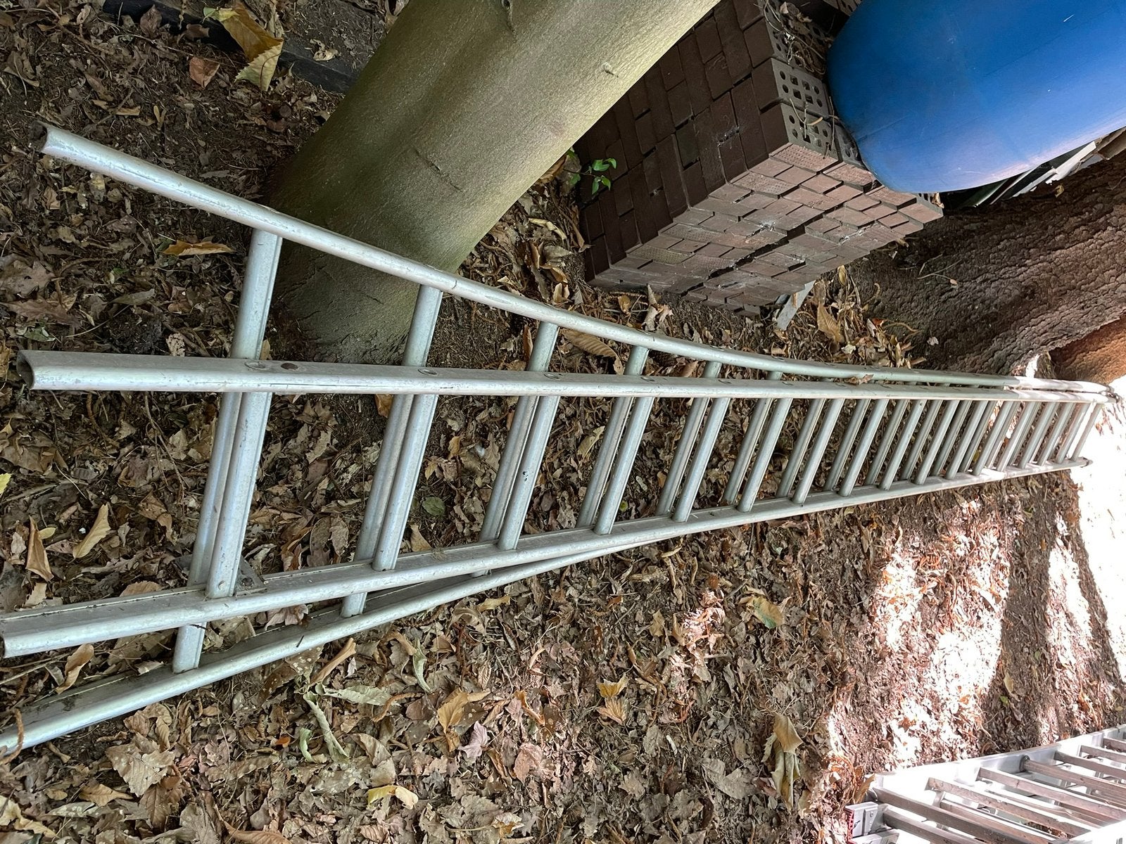 Ladder 9 meter, Doe-het-zelf en Bouw, Ladders en Trappen, Ophalen, Zo goed als nieuw, Ladder